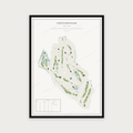 Golfposter Golfclub De Haar in redactie-stijl, staand