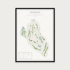 Golfposter Golfclub De Haar in redactie-stijl, staand