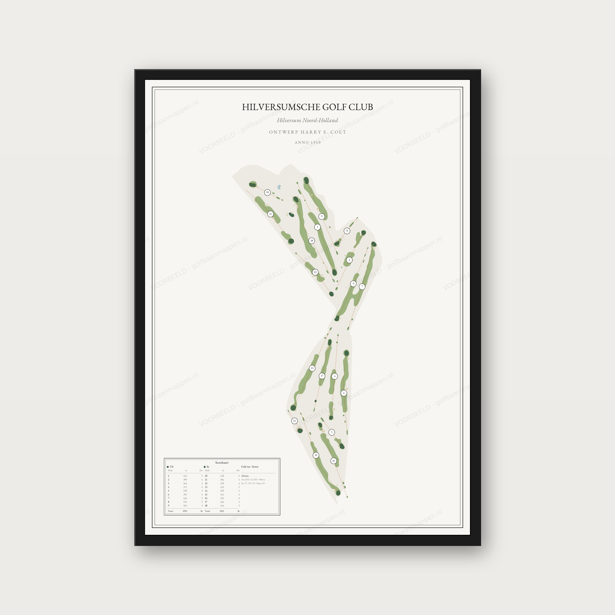Hilversumsche Golf Club — Editorial, staand