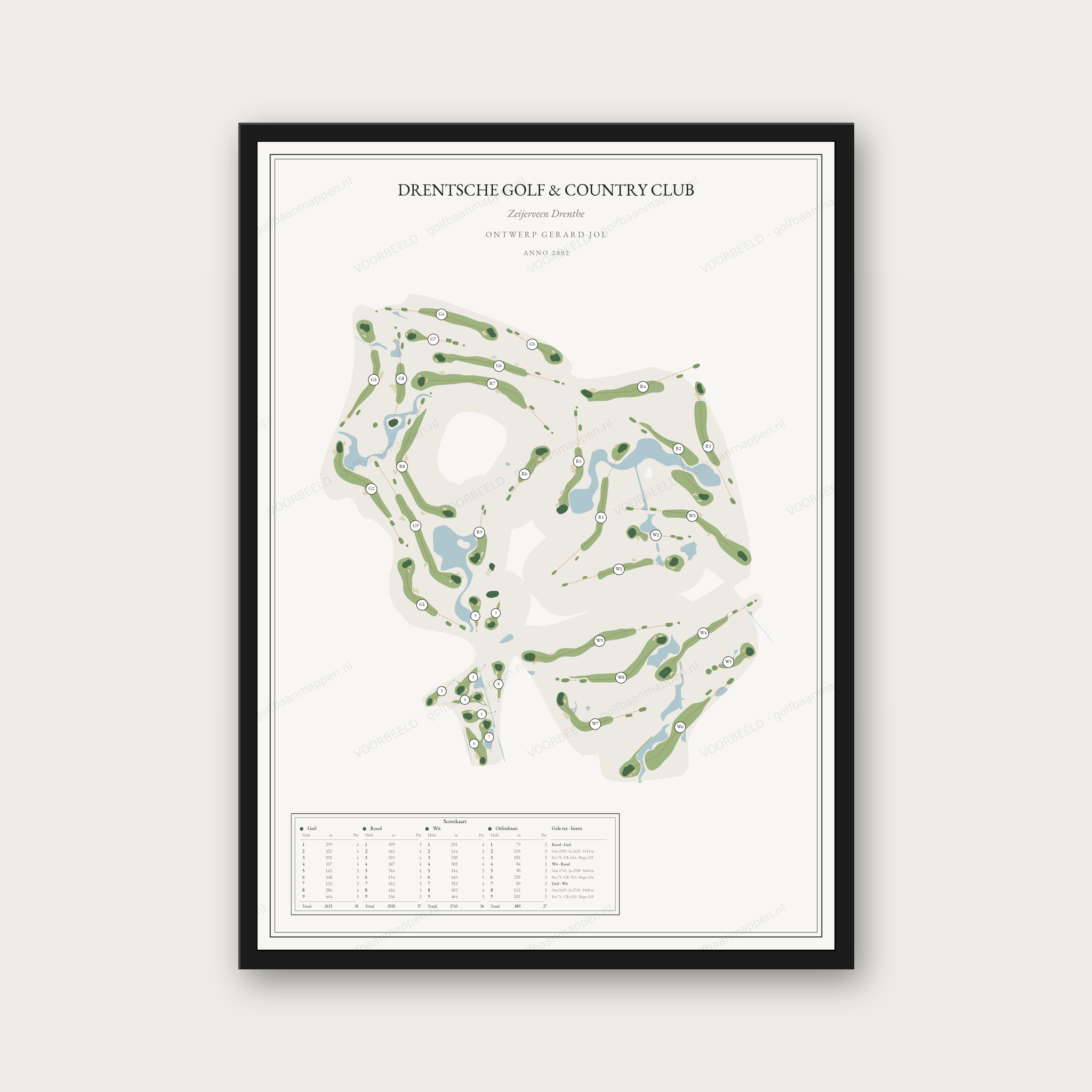 Drentsche Golf & Country Club — Editorial, staand