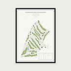 Golfposter Golfbaan Het Rijk van Margraten in redactie-stijl, staand