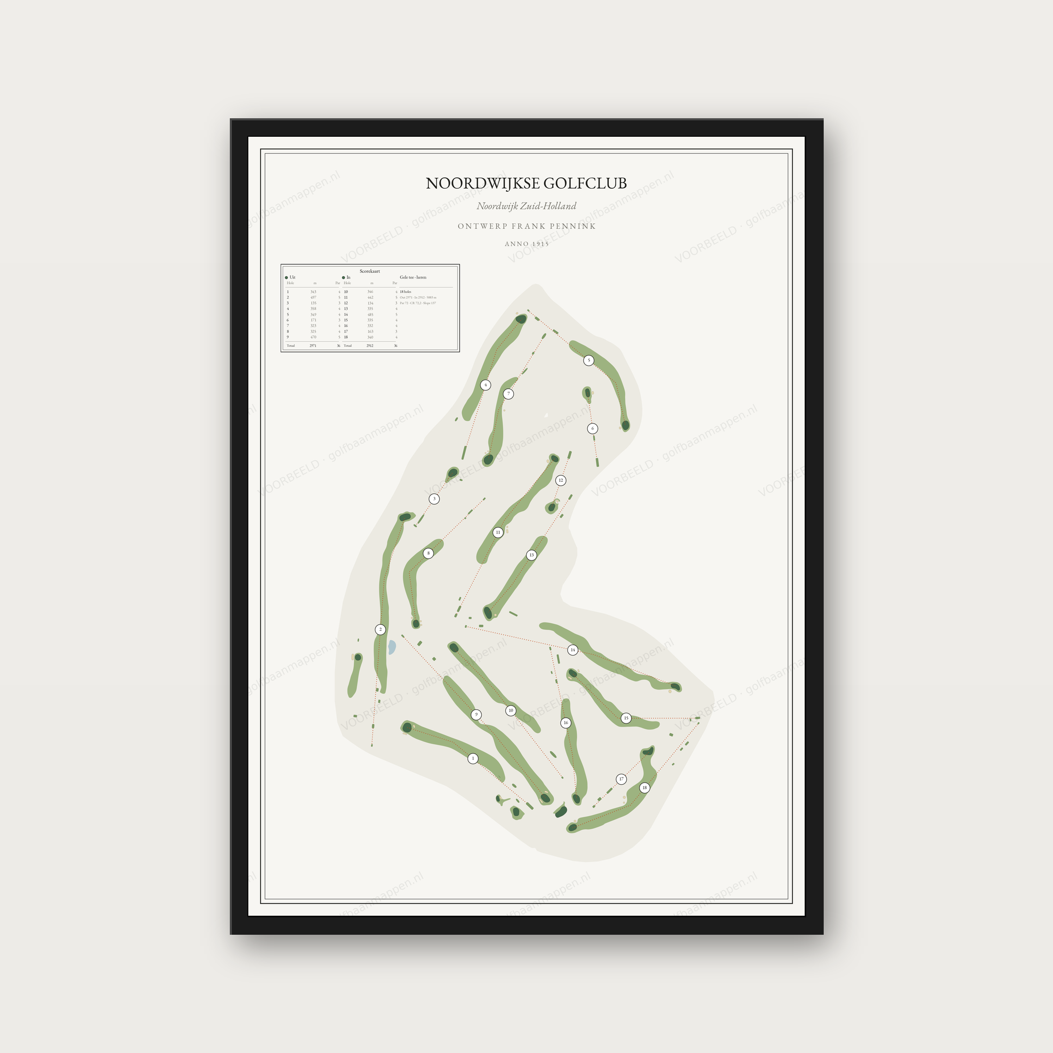Noordwijkse Golfclub — Editorial, staand