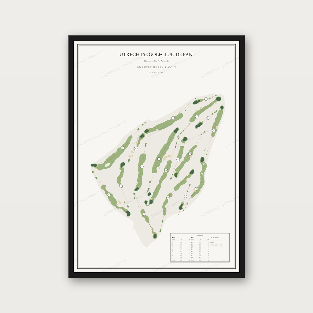 Utrechtse Golfclub 'De Pan' — Editorial, staand