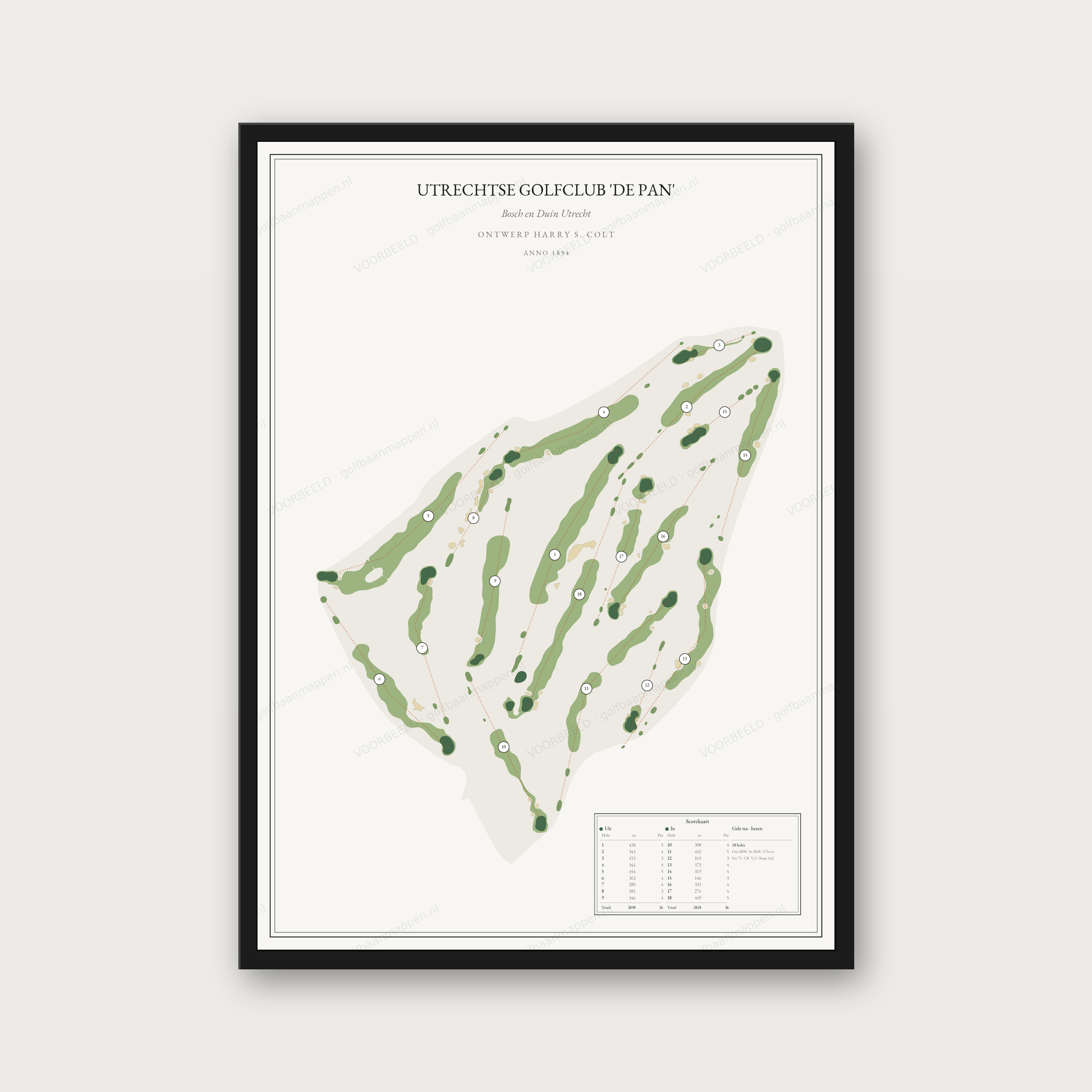 Utrechtse Golfclub 'De Pan' — Editorial, staand