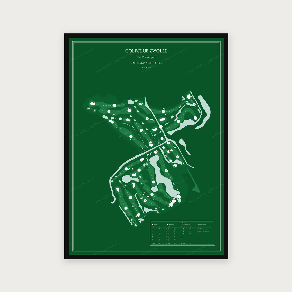 Golfclub Zwolle — Green, staand