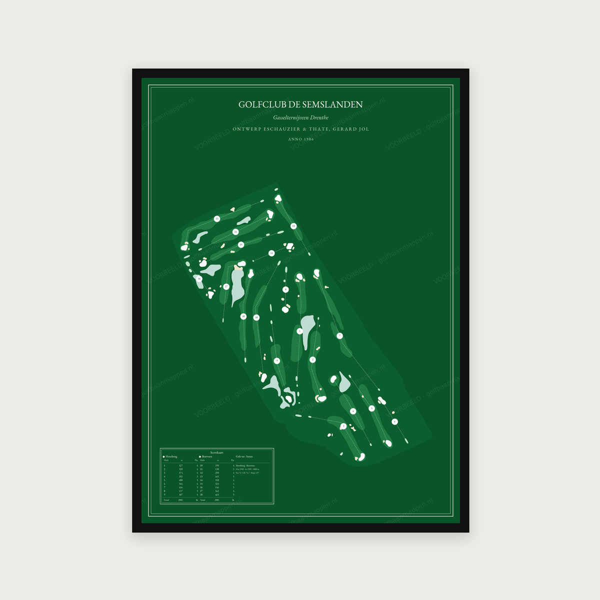 Golfclub De Semslanden — Green, staand