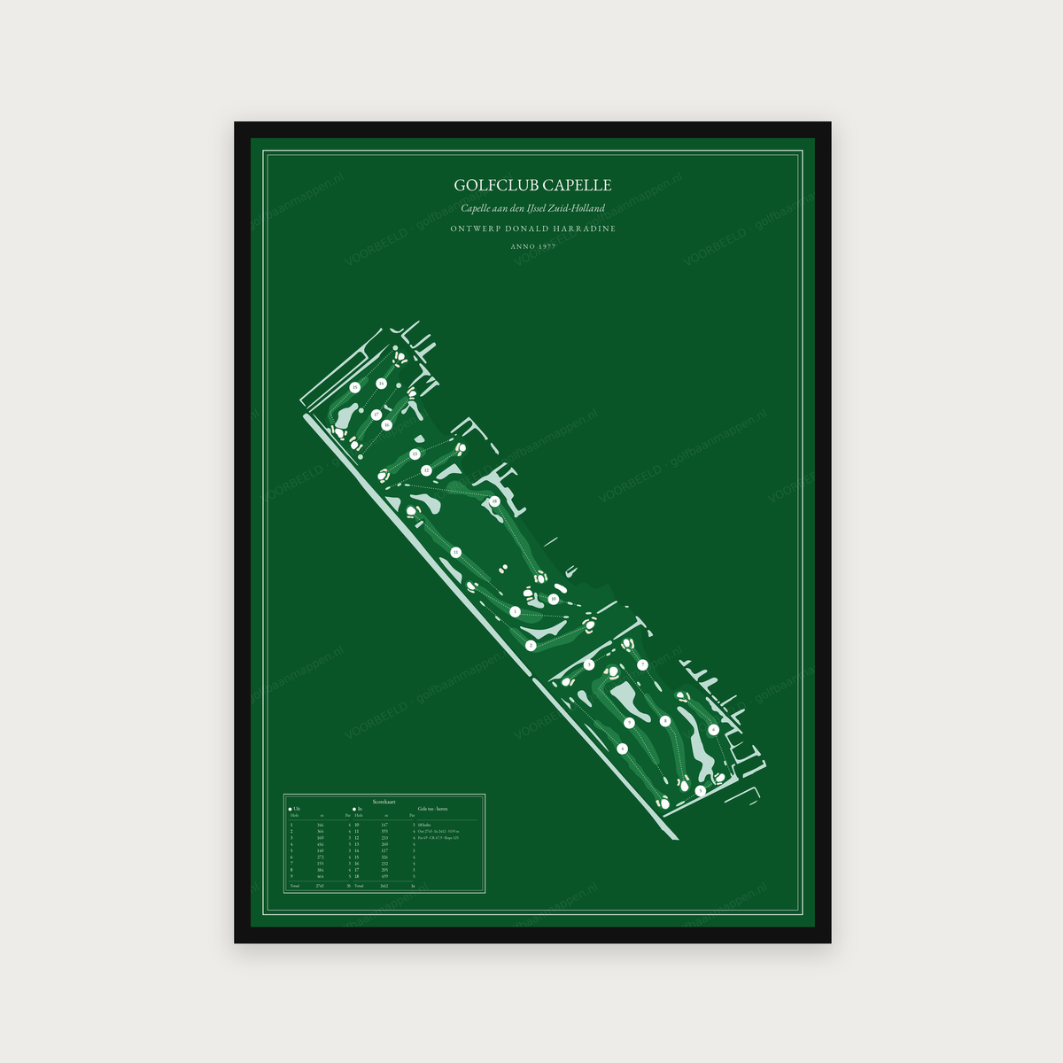 Golfclub Capelle — Green, staand