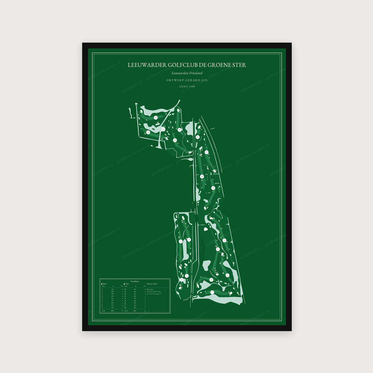 Leeuwarder Golfclub De Groene Ster — Green, staand