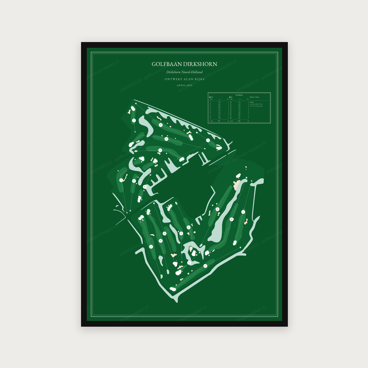 Golfbaan Dirkshorn — Green, staand