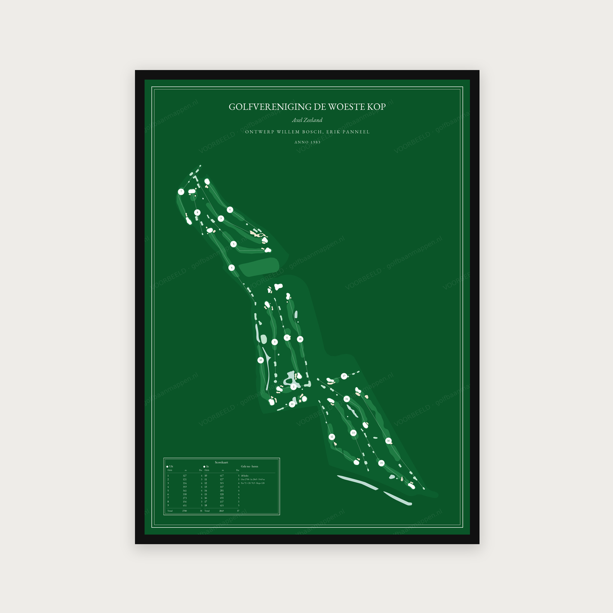 Golfvereniging De Woeste Kop — Green, staand