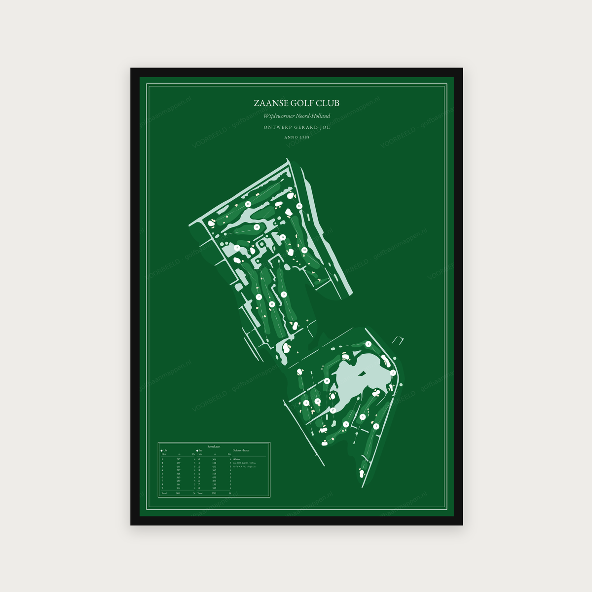 Zaanse Golf Club — Green, staand