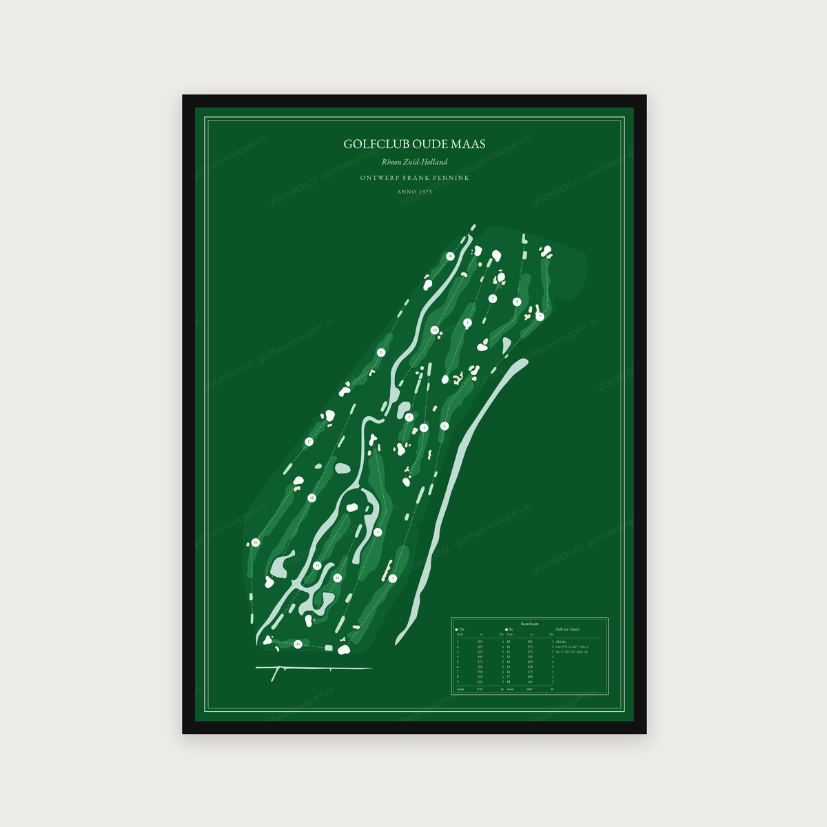 Golfclub Oude Maas — Green, staand
