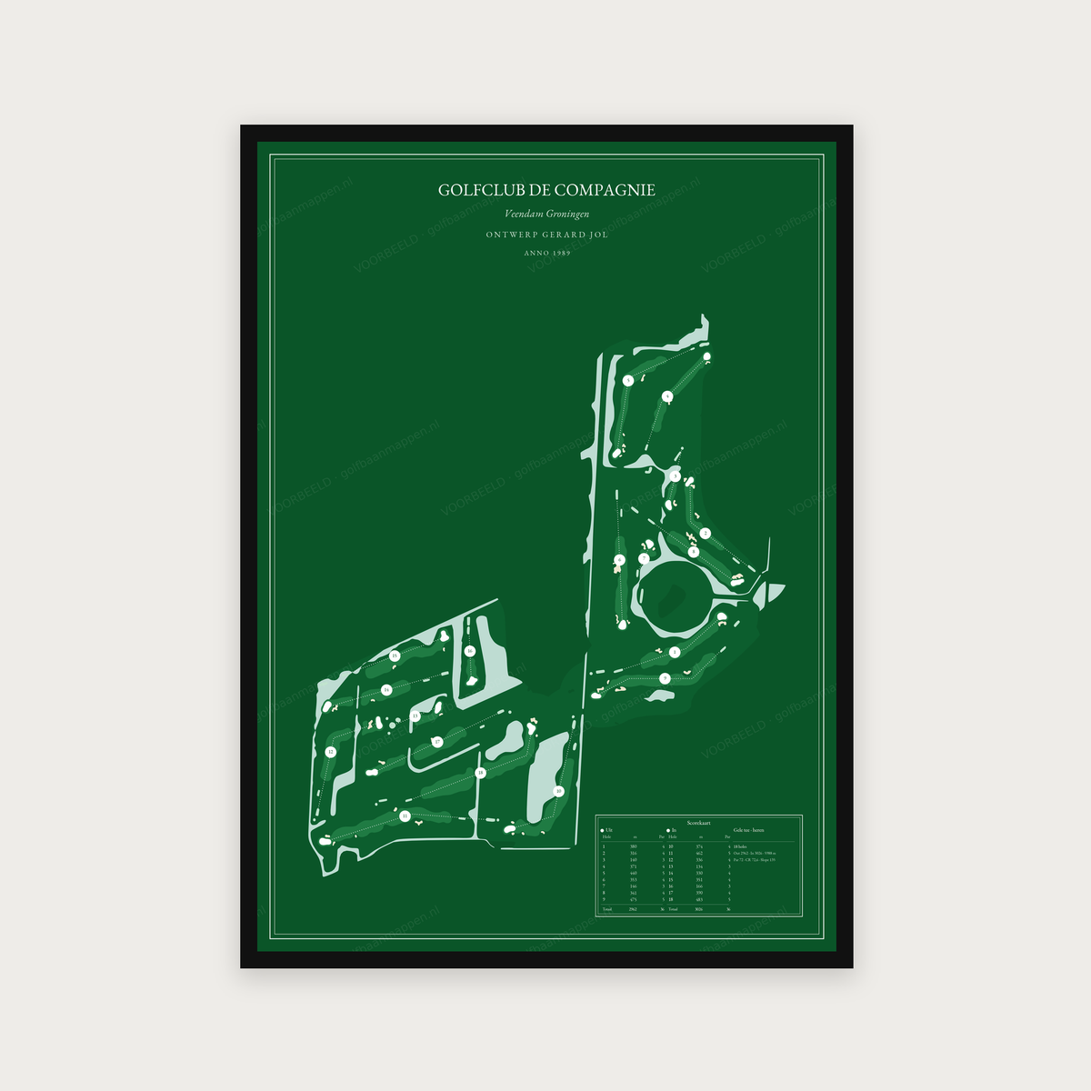 Golfclub De Compagnie — Green, staand