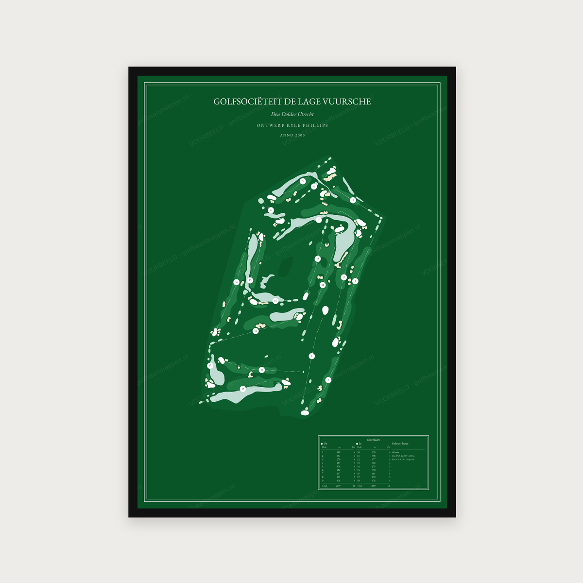 Golfsociëteit De Lage Vuursche — Green, staand