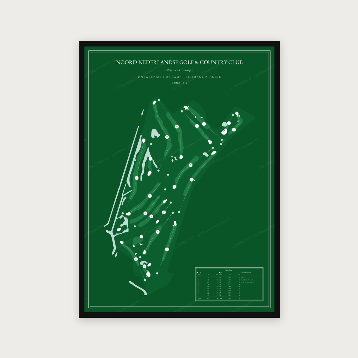 Noord-Nederlandse Golf & Country Club — Green, staand