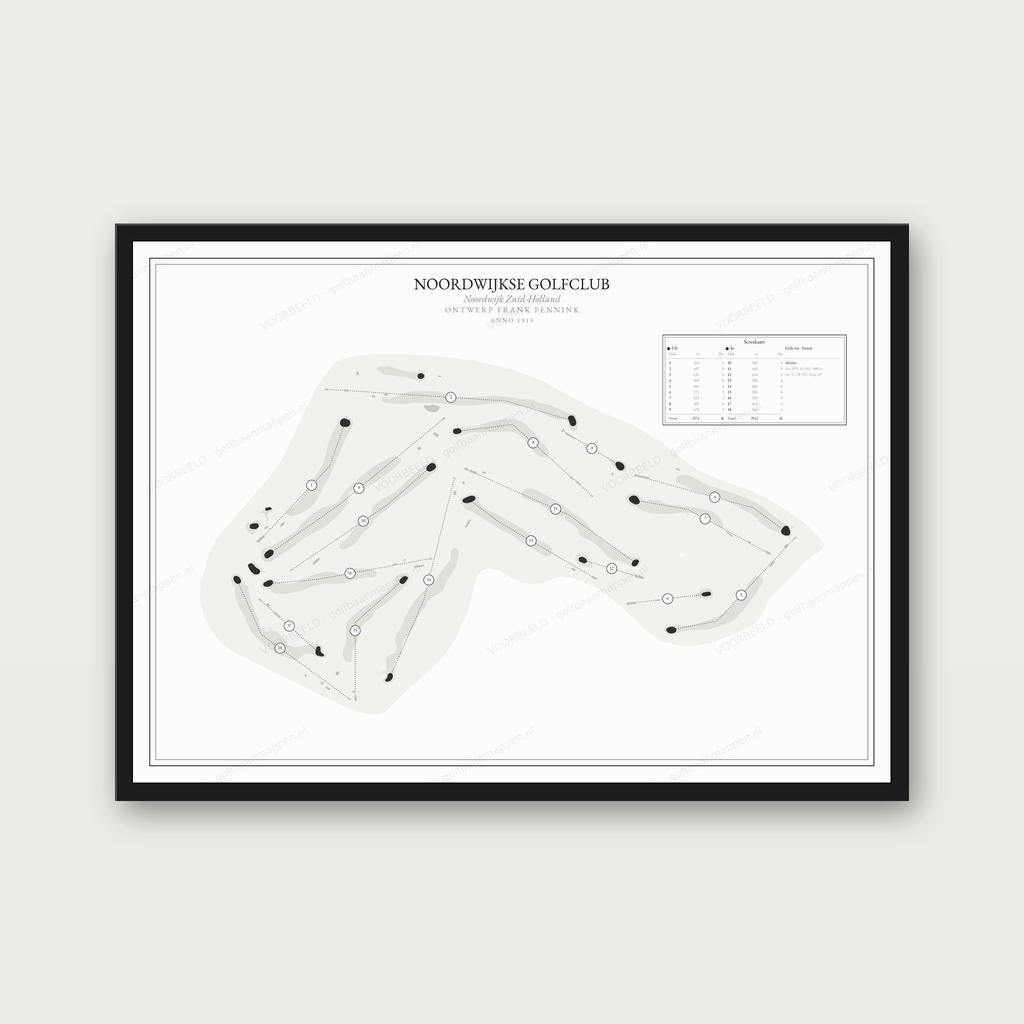 Noordwijkse Golfclub — Mono, liggend