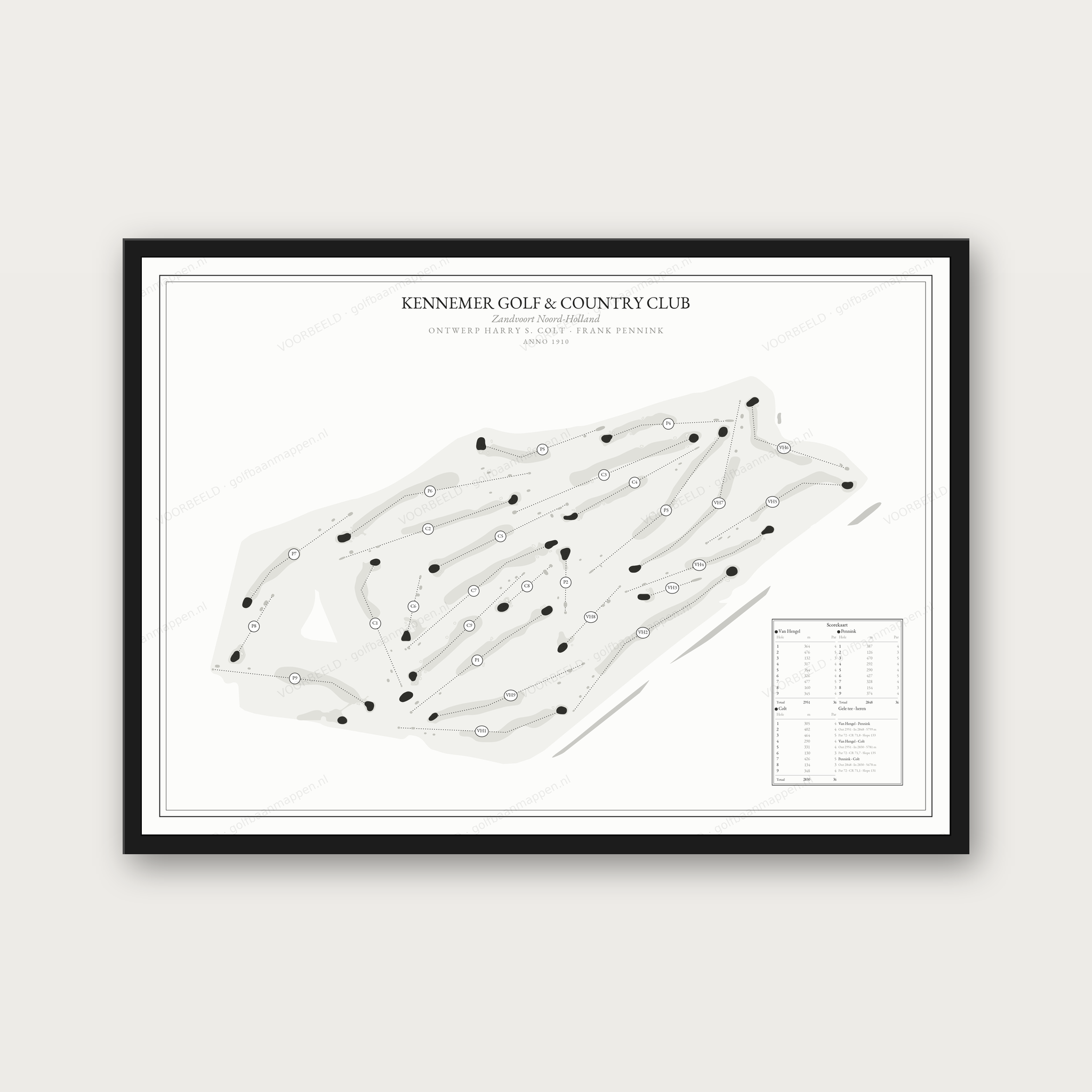 Kennemer Golf & Country Club — Mono, liggend