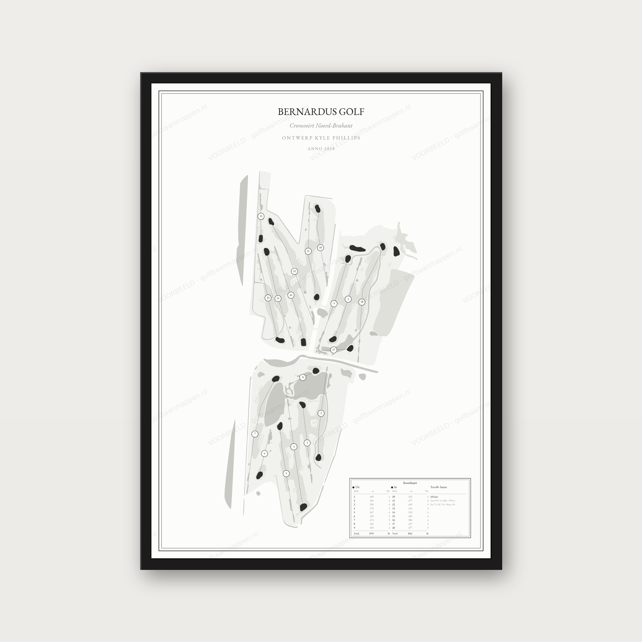 Bernardus Golf — Mono, staand