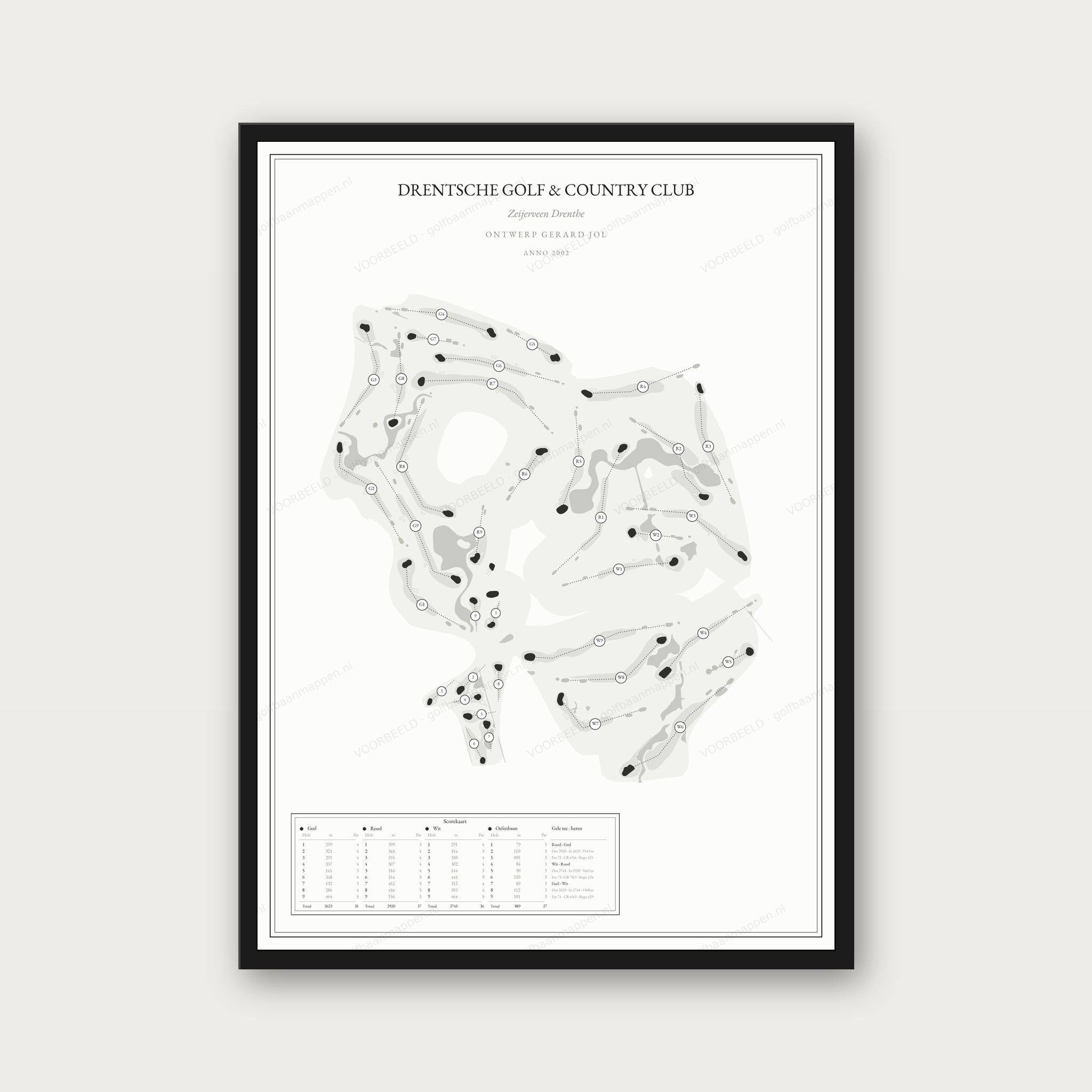 Drentsche Golf & Country Club — Mono, staand
