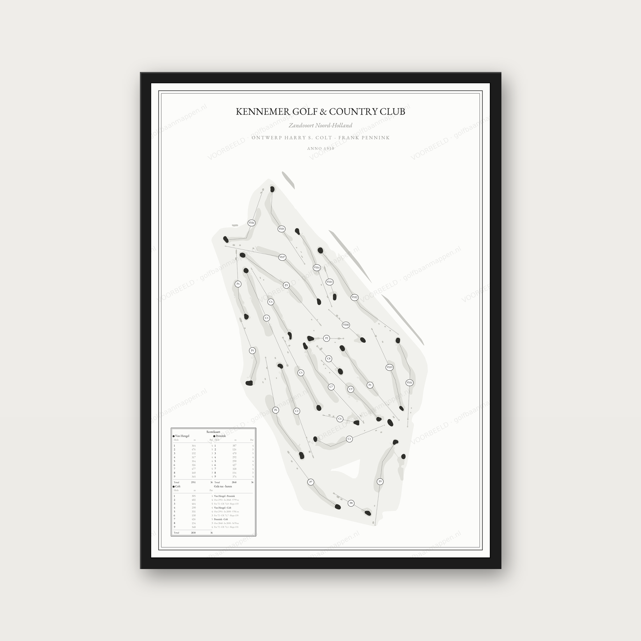Kennemer Golf & Country Club — Mono, staand