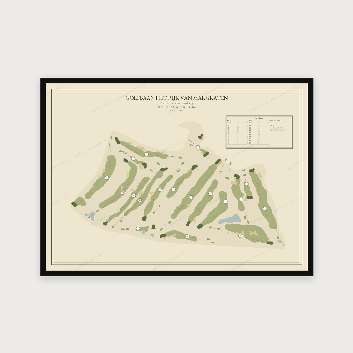Golfbaan Het Rijk van Margraten — Vintage, liggend