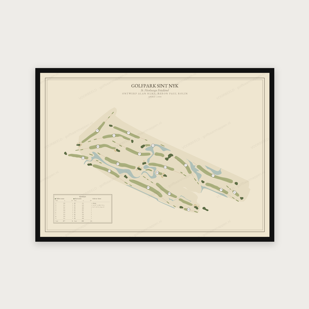 Golfpark Sint Nyk — Vintage, liggend