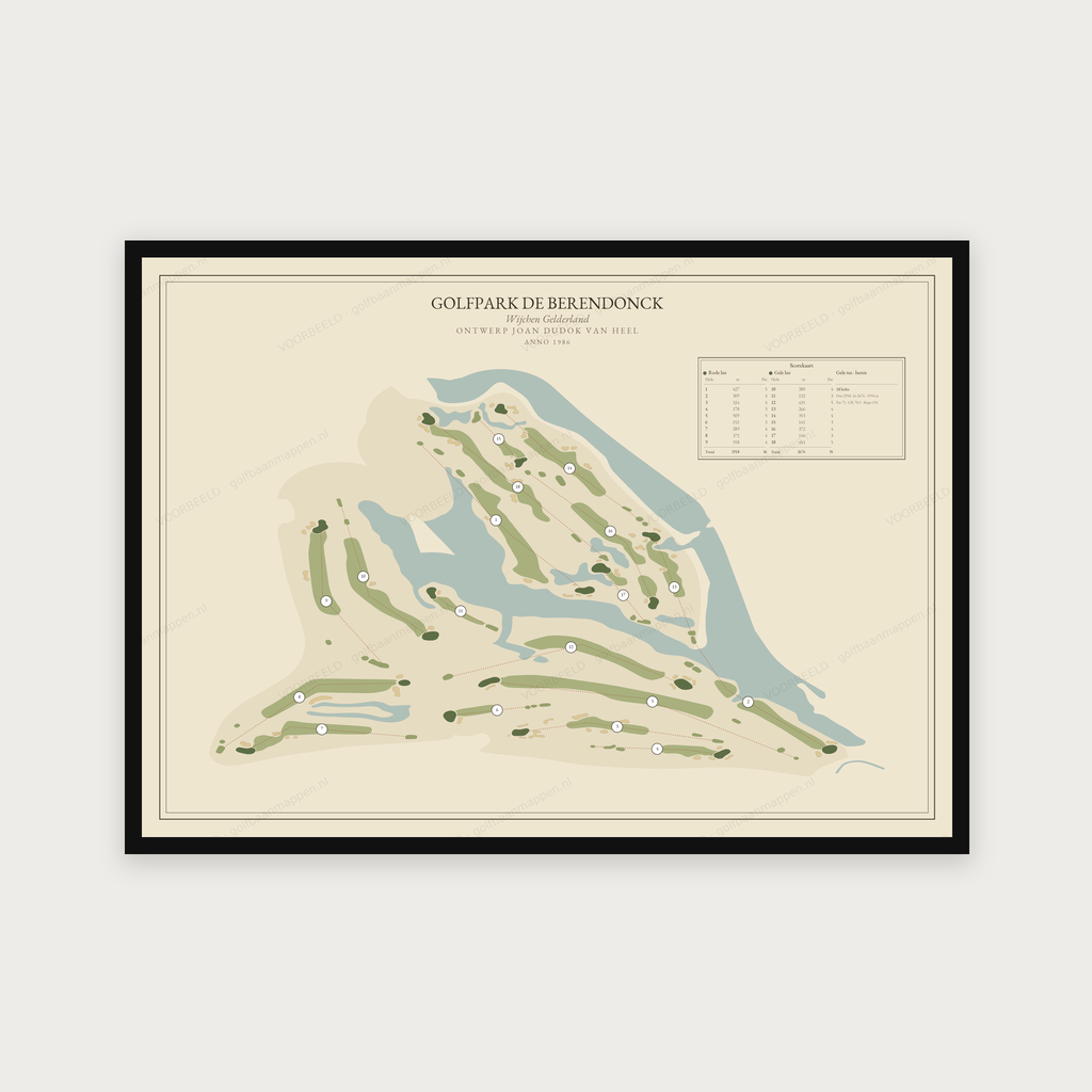 Golfpark De Berendonck — Vintage, liggend