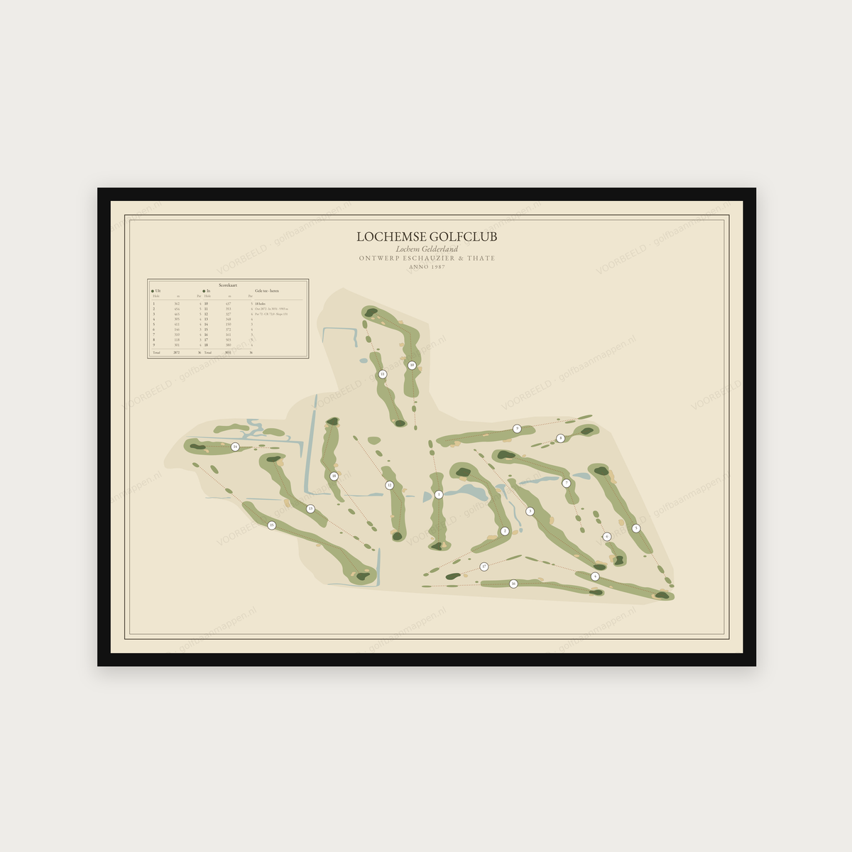 Lochemse Golfclub — Vintage, liggend