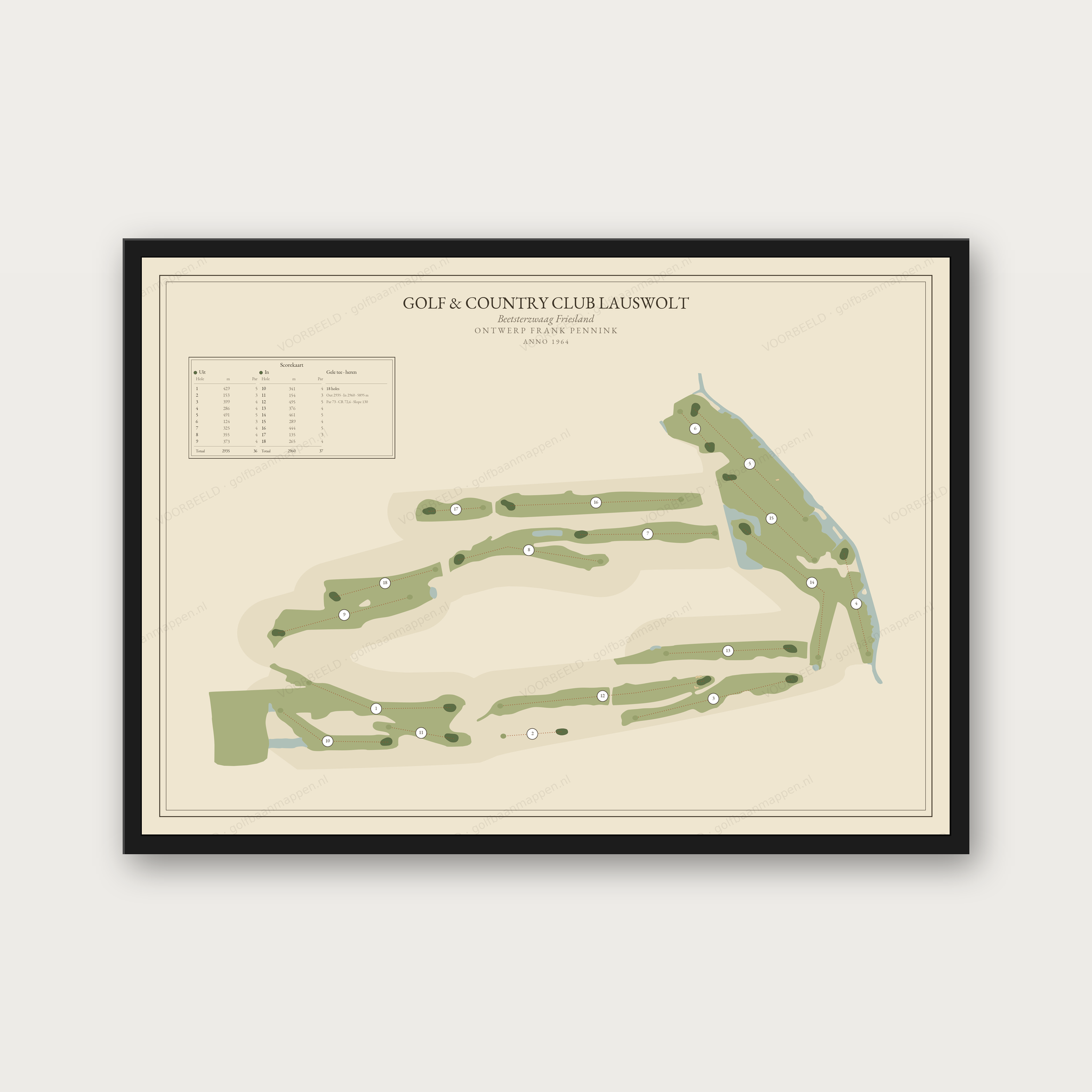 Golf & Country Club Lauswolt — Vintage, liggend