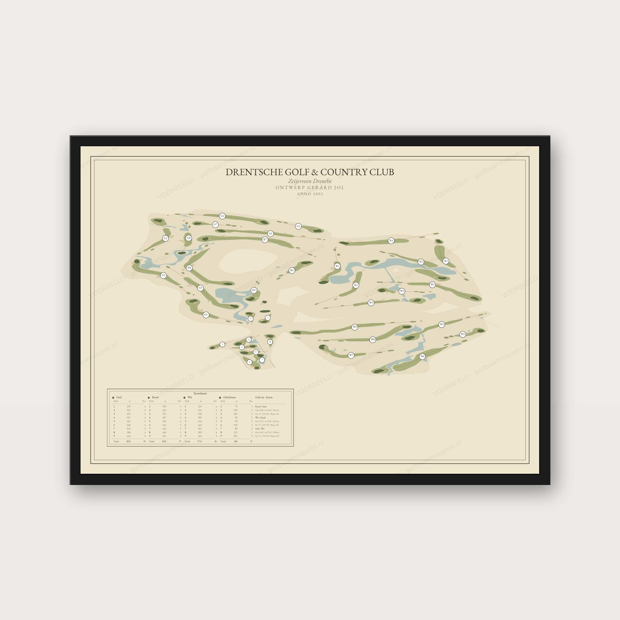 Drentsche Golf & Country Club — Vintage, liggend