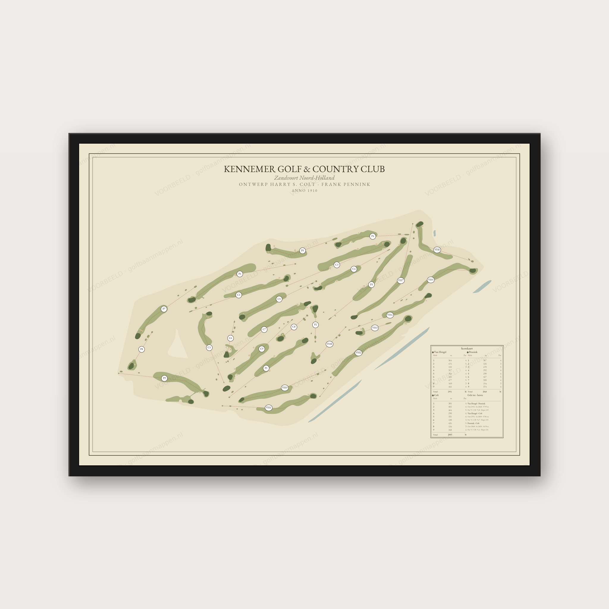 Kennemer Golf & Country Club — Vintage, liggend