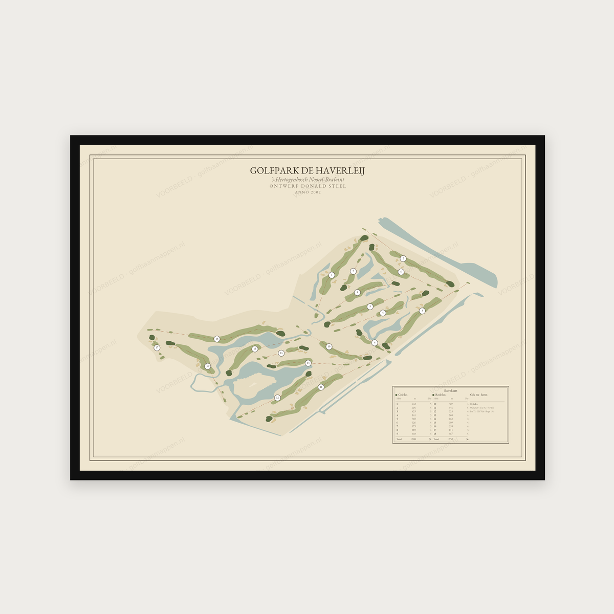 Golfpark De Haverleij — Vintage, liggend