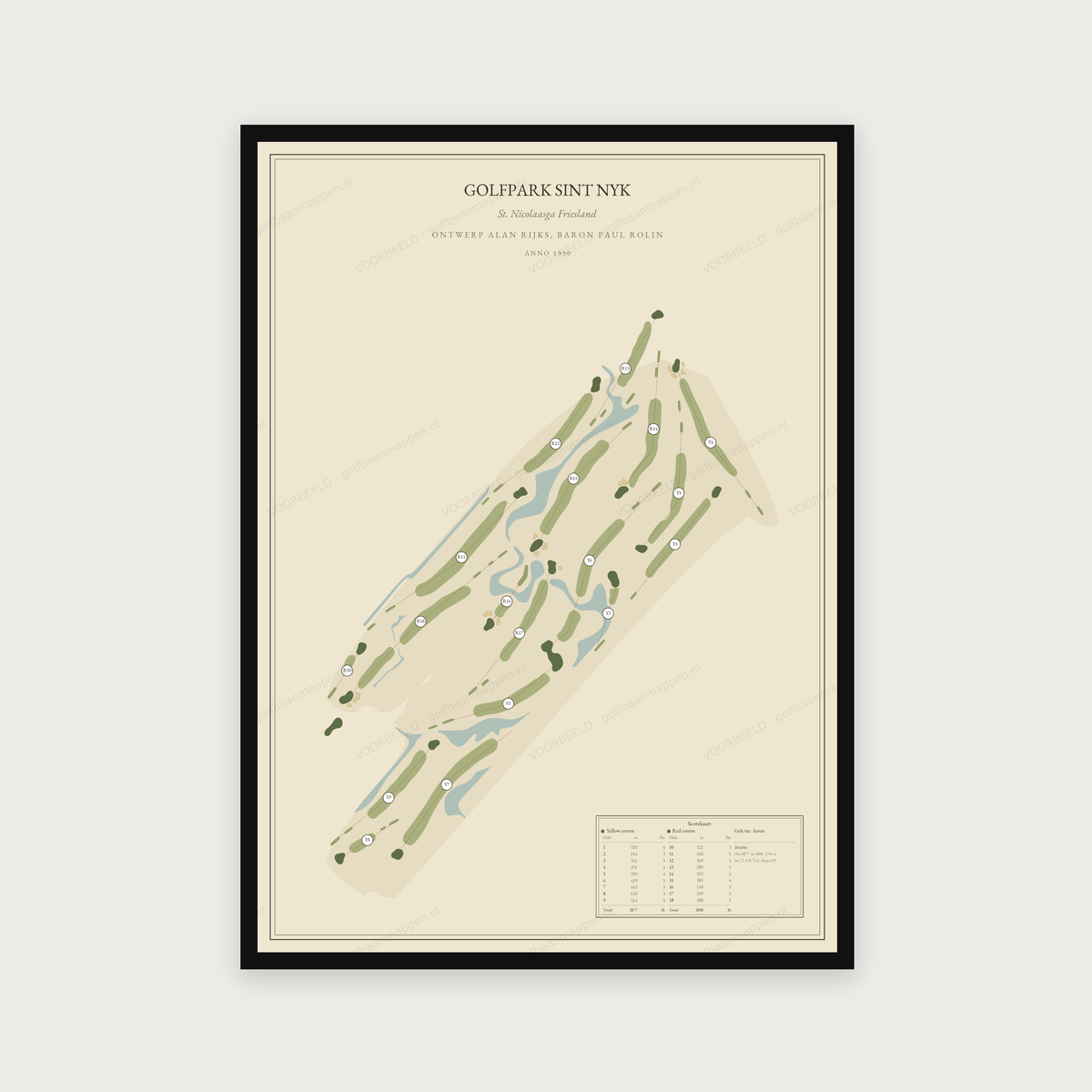 Golfpark Sint Nyk — Vintage, staand