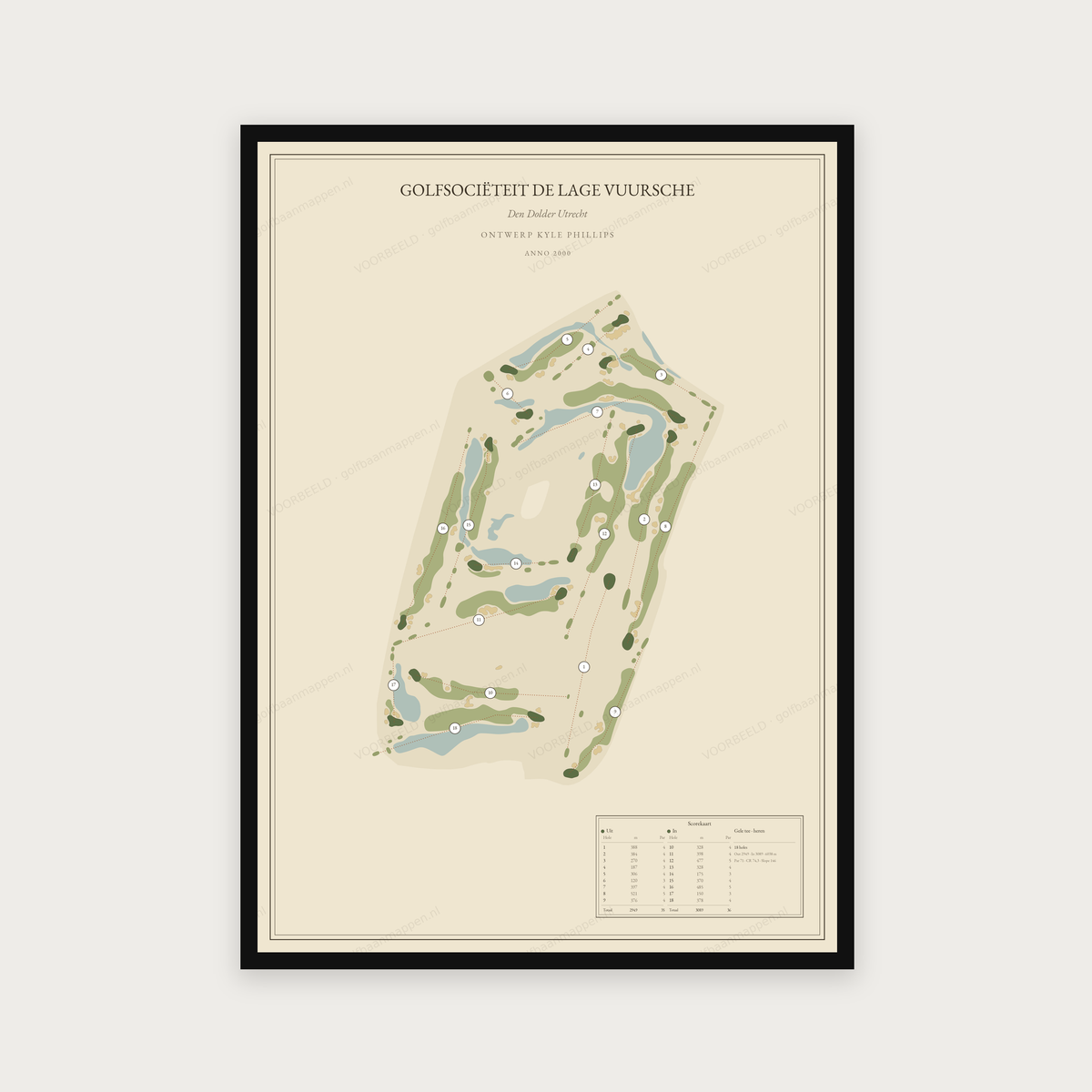 Golfsociëteit De Lage Vuursche — Vintage, staand