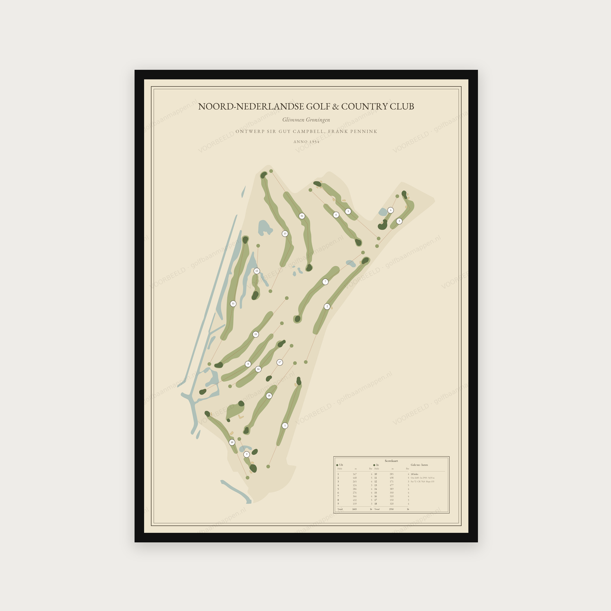 Noord-Nederlandse Golf & Country Club — Vintage, staand