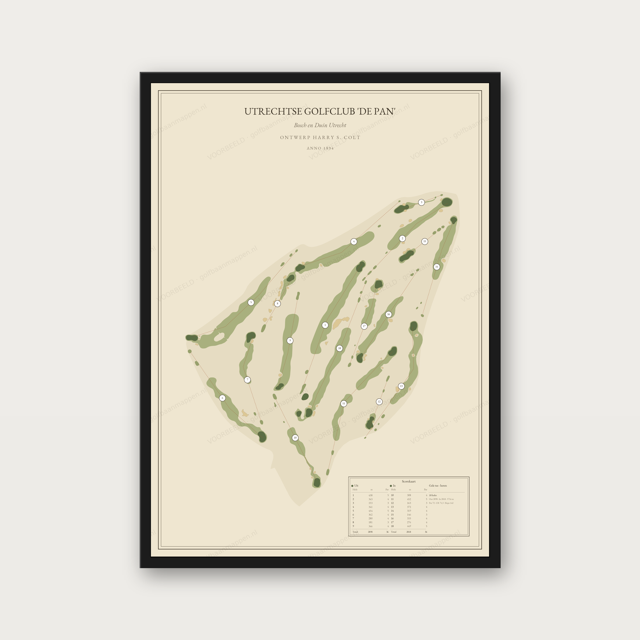 Utrechtse Golfclub 'De Pan' — Vintage, staand