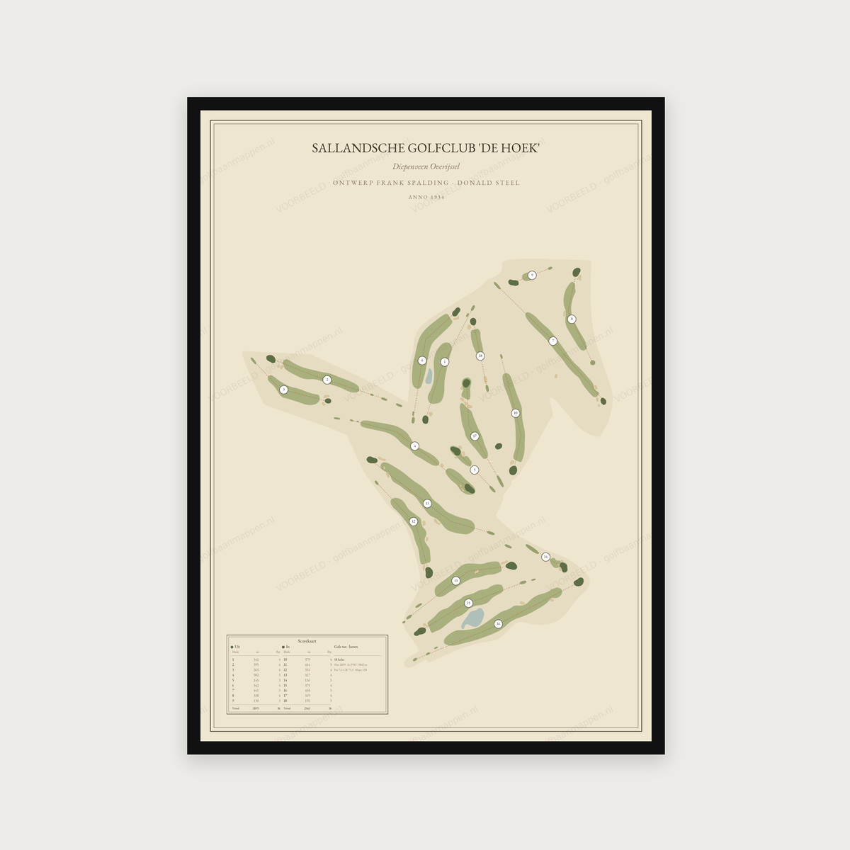 Sallandsche Golfclub 'de Hoek' — Vintage, staand
