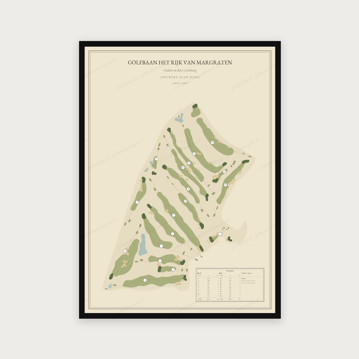 Golfbaan Het Rijk van Margraten — Vintage, staand