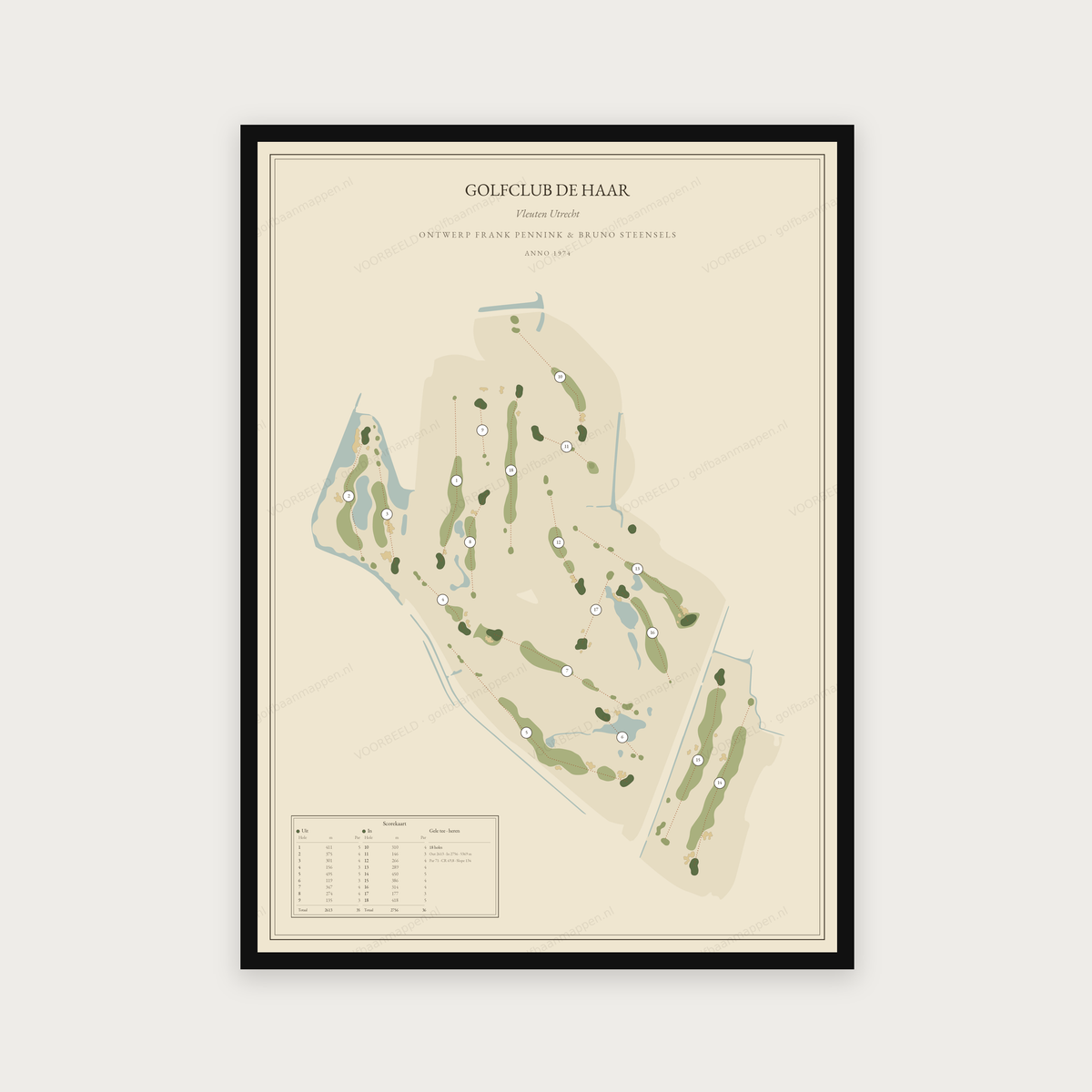 Golfclub De Haar — Vintage, staand