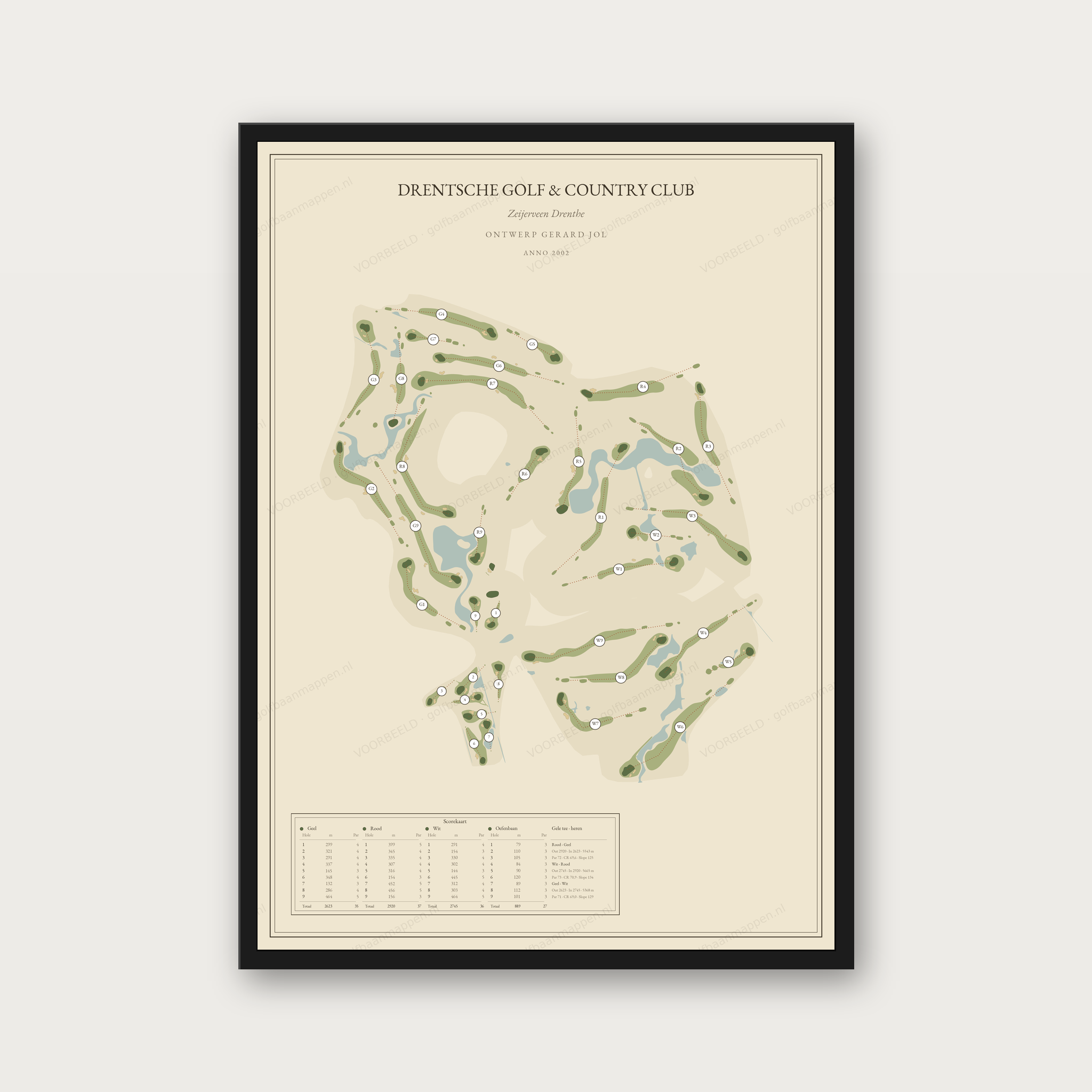 Drentsche Golf & Country Club — Vintage, staand