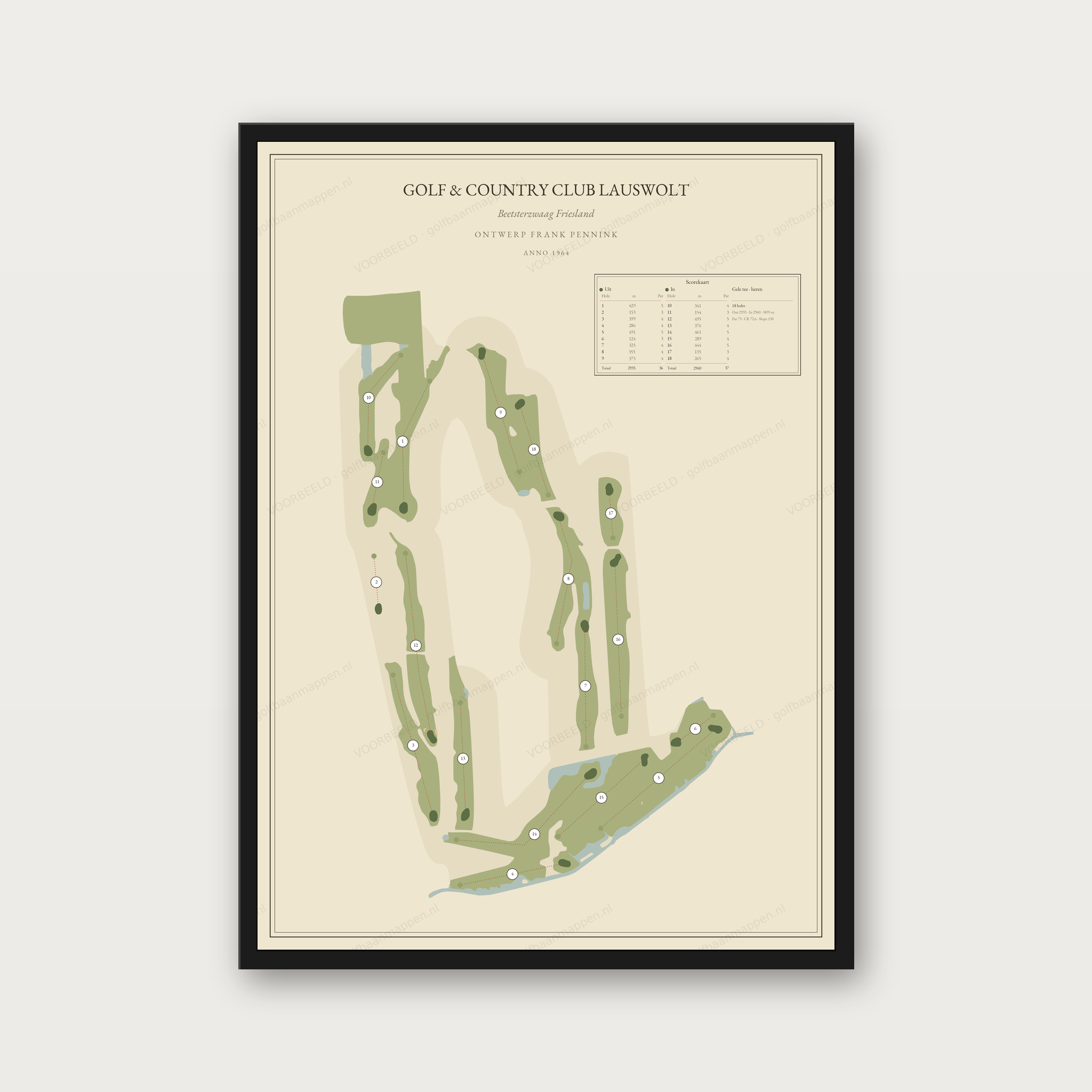 Golf & Country Club Lauswolt — Vintage, staand