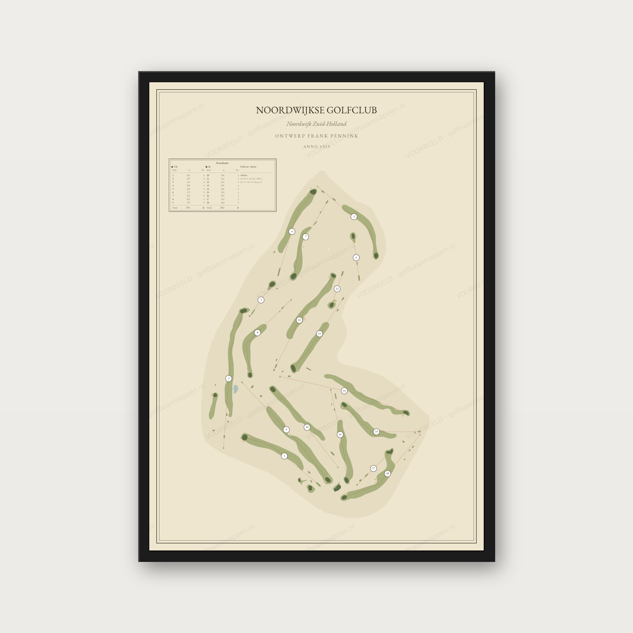 Noordwijkse Golfclub — Vintage, staand