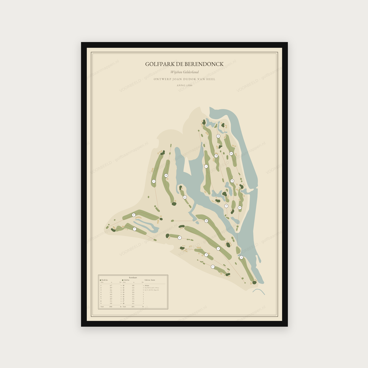 Golfpark De Berendonck — Vintage, staand