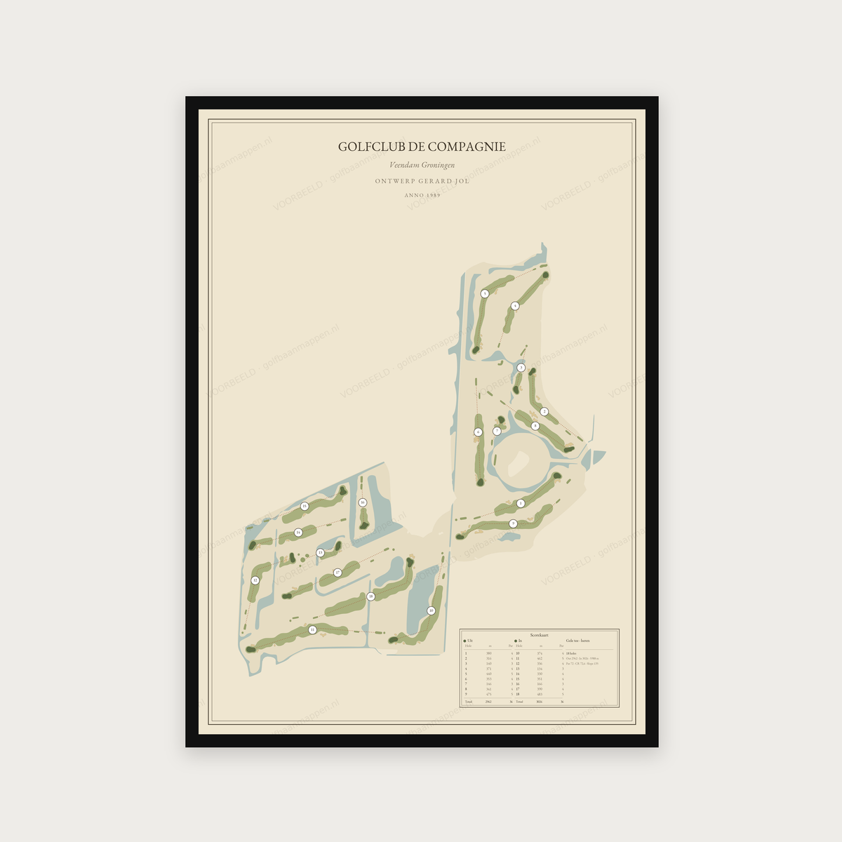 Golfclub De Compagnie — Vintage, staand