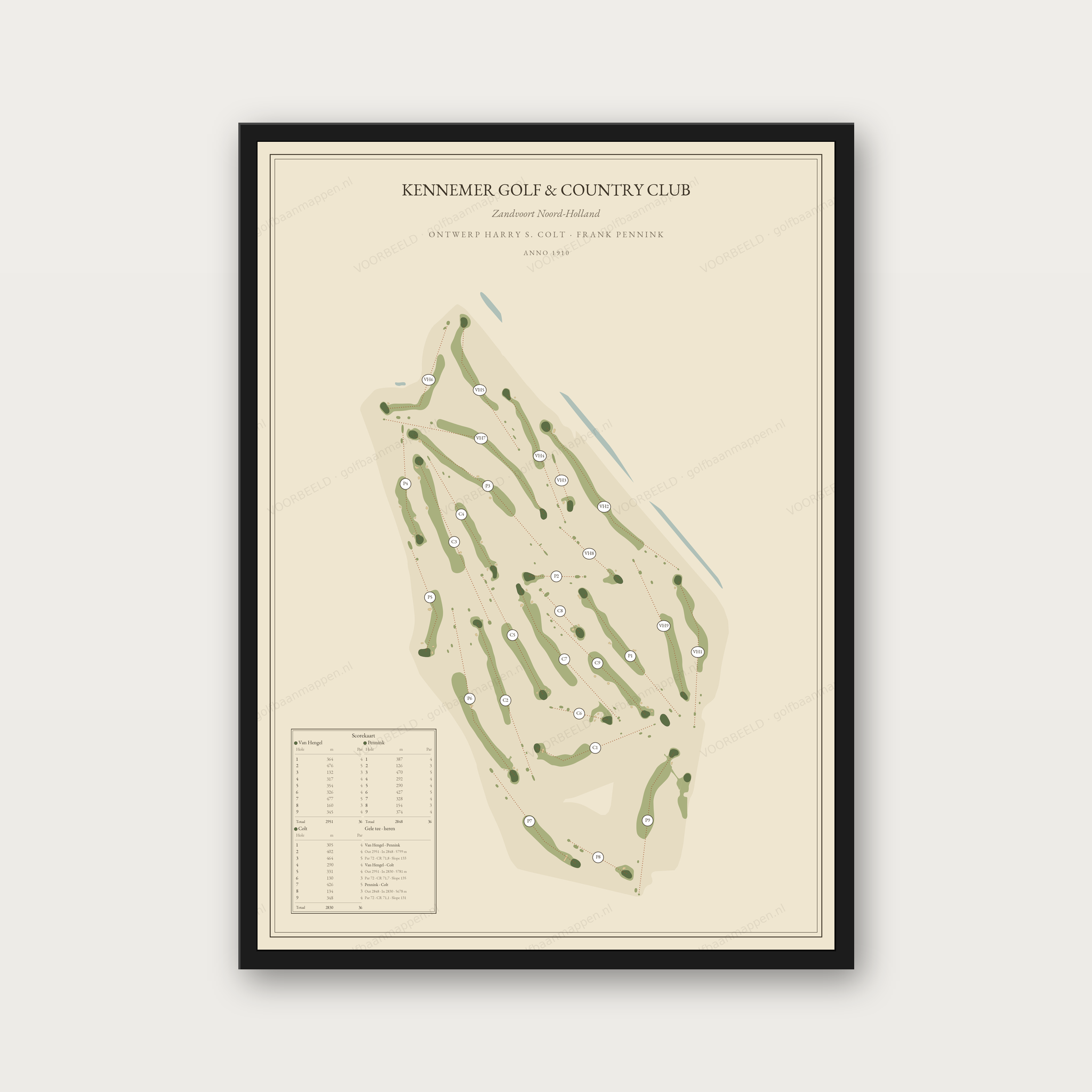 Kennemer Golf & Country Club — Vintage, staand